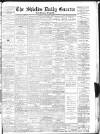 Shields Daily Gazette Tuesday 04 November 1884 Page 1