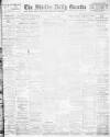 Shields Daily Gazette Wednesday 25 August 1909 Page 1