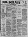 Sunderland Daily Echo and Shipping Gazette Saturday 07 February 1874 Page 1