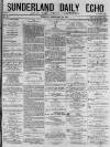 Sunderland Daily Echo and Shipping Gazette Tuesday 10 February 1874 Page 1