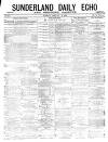 Sunderland Daily Echo and Shipping Gazette Tuesday 11 January 1876 Page 1
