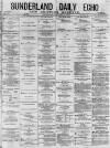 Sunderland Daily Echo and Shipping Gazette Wednesday 14 January 1880 Page 1