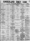 Sunderland Daily Echo and Shipping Gazette Friday 16 January 1880 Page 1