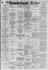 Sunderland Daily Echo and Shipping Gazette Wednesday 24 September 1884 Page 1
