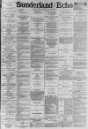Sunderland Daily Echo and Shipping Gazette Wednesday 22 October 1884 Page 1