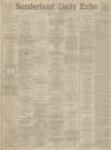 Sunderland Daily Echo and Shipping Gazette Friday 08 January 1892 Page 1