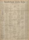 Sunderland Daily Echo and Shipping Gazette Thursday 12 January 1893 Page 1