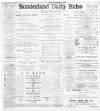 Sunderland Daily Echo and Shipping Gazette Saturday 13 October 1906 Page 1