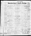 Sunderland Daily Echo and Shipping Gazette Thursday 06 January 1910 Page 1
