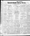 Sunderland Daily Echo and Shipping Gazette Friday 04 February 1910 Page 1