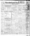 Sunderland Daily Echo and Shipping Gazette Saturday 07 October 1911 Page 1