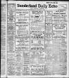 Sunderland Daily Echo and Shipping Gazette Wednesday 03 September 1913 Page 1