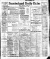 Sunderland Daily Echo and Shipping Gazette Monday 07 October 1918 Page 1