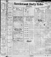 Sunderland Daily Echo and Shipping Gazette Monday 10 October 1921 Page 1
