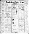 Sunderland Daily Echo and Shipping Gazette Monday 08 January 1923 Page 1