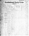 Sunderland Daily Echo and Shipping Gazette Saturday 13 January 1923 Page 1