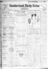 Sunderland Daily Echo and Shipping Gazette Wednesday 24 January 1923 Page 1