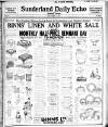 Sunderland Daily Echo and Shipping Gazette Friday 02 February 1923 Page 1