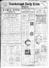 Sunderland Daily Echo and Shipping Gazette Friday 09 February 1923 Page 1