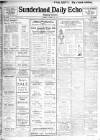 Sunderland Daily Echo and Shipping Gazette Thursday 22 February 1923 Page 1