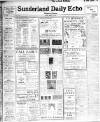 Sunderland Daily Echo and Shipping Gazette Friday 09 March 1923 Page 1