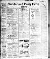 Sunderland Daily Echo and Shipping Gazette Monday 19 March 1923 Page 1