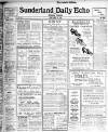 Sunderland Daily Echo and Shipping Gazette Friday 23 March 1923 Page 1