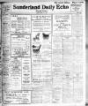 Sunderland Daily Echo and Shipping Gazette Saturday 24 March 1923 Page 1