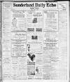 Sunderland Daily Echo and Shipping Gazette Monday 04 June 1923 Page 1