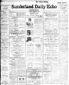 Sunderland Daily Echo and Shipping Gazette Thursday 20 September 1923 Page 1