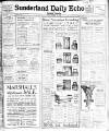 Sunderland Daily Echo and Shipping Gazette Friday 16 November 1923 Page 1
