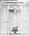 Sunderland Daily Echo and Shipping Gazette Monday 31 December 1923 Page 1