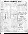 Sunderland Daily Echo and Shipping Gazette Monday 07 January 1924 Page 1