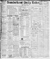 Sunderland Daily Echo and Shipping Gazette Tuesday 09 September 1924 Page 1