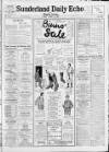 Sunderland Daily Echo and Shipping Gazette Monday 11 January 1926 Page 1