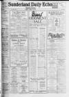 Sunderland Daily Echo and Shipping Gazette Monday 25 January 1926 Page 1