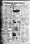 Sunderland Daily Echo and Shipping Gazette Friday 10 September 1926 Page 1