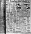 Sunderland Daily Echo and Shipping Gazette Monday 09 January 1928 Page 1