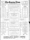 Portsmouth Evening News Saturday 08 August 1925 Page 1