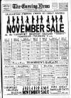 Portsmouth Evening News Wednesday 03 November 1926 Page 1
