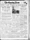 Portsmouth Evening News Saturday 09 September 1939 Page 1