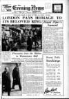 Portsmouth Evening News Monday 11 February 1952 Page 1