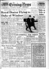 Portsmouth Evening News Saturday 09 August 1952 Page 1