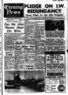 Portsmouth Evening News Thursday 02 January 1958 Page 1