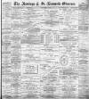 Hastings and St Leonards Observer Saturday 31 March 1894 Page 1