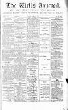 Wells Journal Thursday 20 March 1884 Page 1