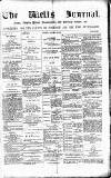 Wells Journal Thursday 29 October 1885 Page 1