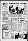 Wells Journal Thursday 02 November 1989 Page 4