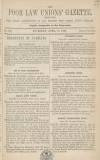 Poor Law Unions' Gazette Saturday 11 April 1857 Page 1