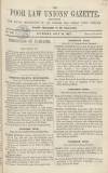 Poor Law Unions' Gazette Saturday 18 July 1857 Page 1